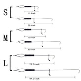 Close up of stainless steel spear hook on gaff